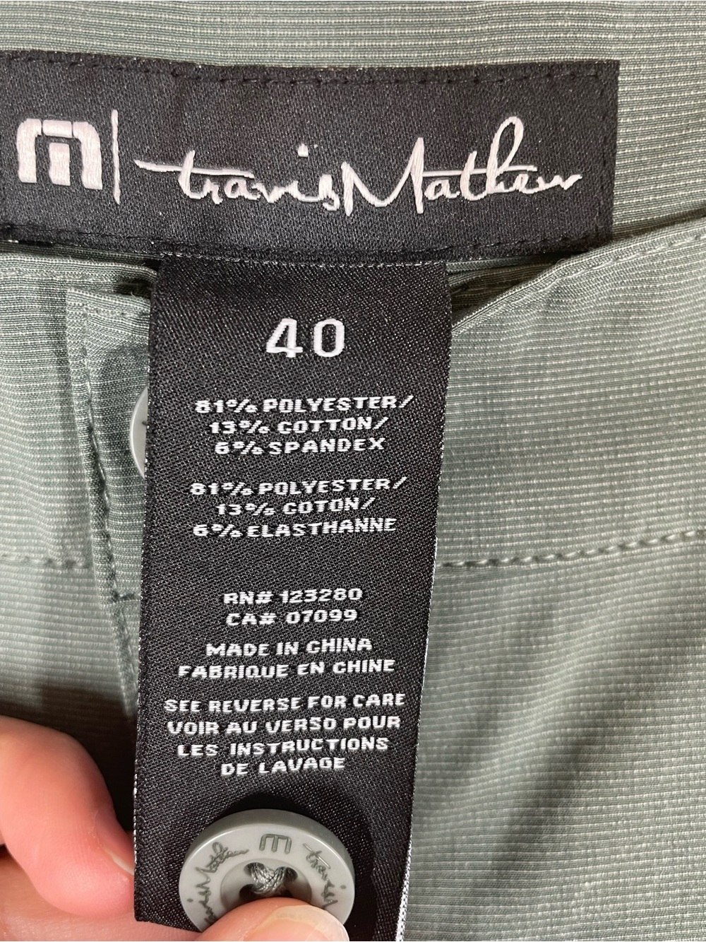 Travis Mathew Golf Shorts Green Size 40 Performance Stretch Casual Athletic - Picture 4 of 16